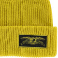 AntiHero Stock Eagle Label Cuff Beanie Yellow