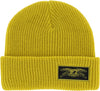 AntiHero Stock Eagle Label Cuff Beanie Yellow