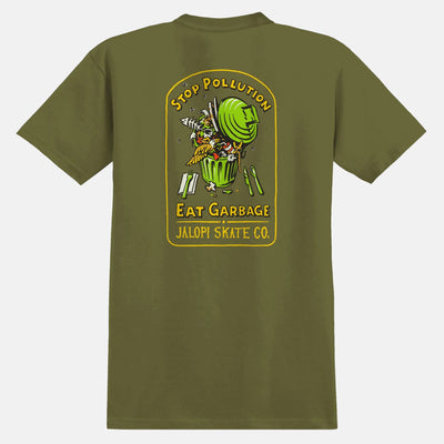 Antihero Stop Pollution T-Shirt Army