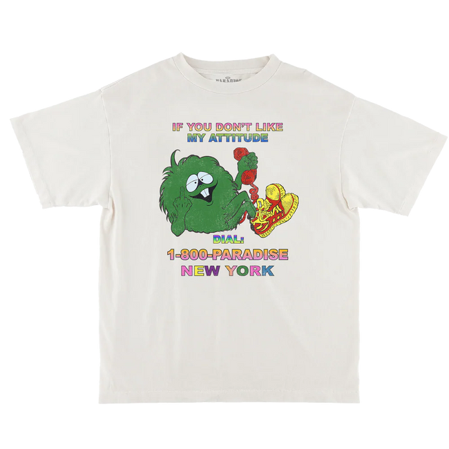Paradise NYC Attitude T-Shirt Off White