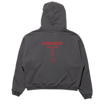 Paradise NYC Bad Girls Zip Hoodie Black