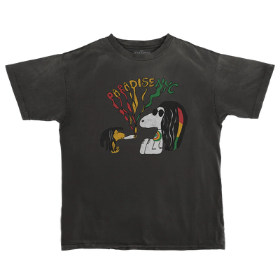 Paradise NYC Beaglize It tee Washed Black