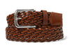 Butter Goods Leather Braided Belt Brown