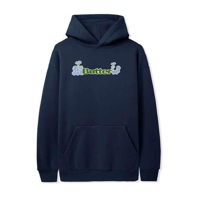 Butter Goods Bugs Logo Hoodie Navy