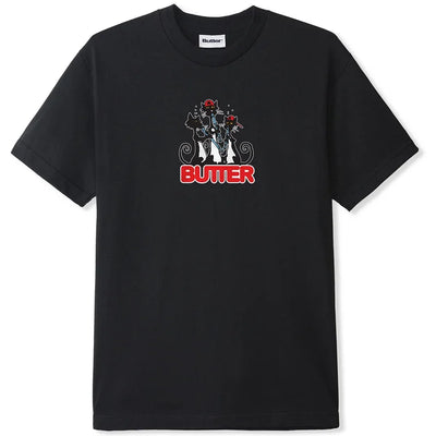 Butter Goods Cats T-Shirt Black