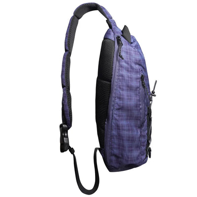 Butter Goods Express Shoulder Bag Navy/Plaid