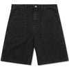 Butter Patch Pocket Denim Shorts Faded Black