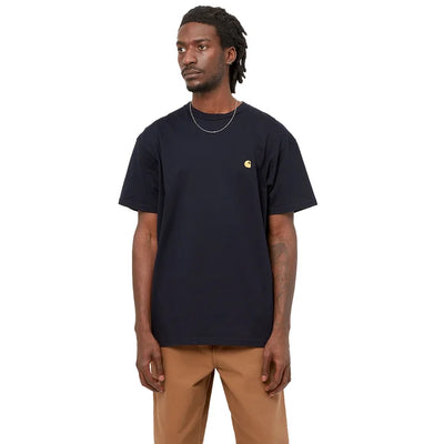 Carhartt WIP Chase T-Shirt Dark Navy/Gold