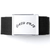 Cash Only Logo Web Belt Black/Brown/Green