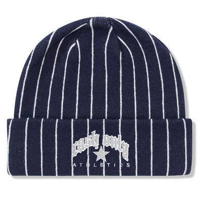 Cash Only Pinstripe Beanie Navy