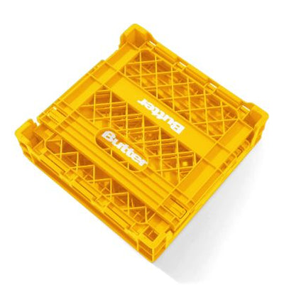 Butter Goods Collapsible Record Crate Yellow
