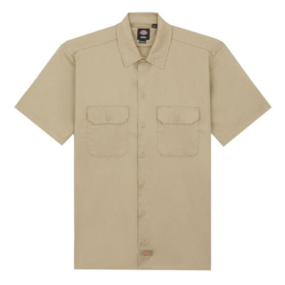 Dickies 1574 Short Sleeve Work Shirt Khaki