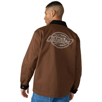 Dickies Twill Union Barn Jacket Timber Brown