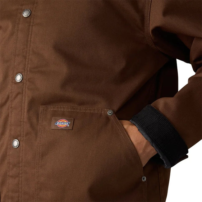 Dickies Twill Union Barn Jacket Timber Brown