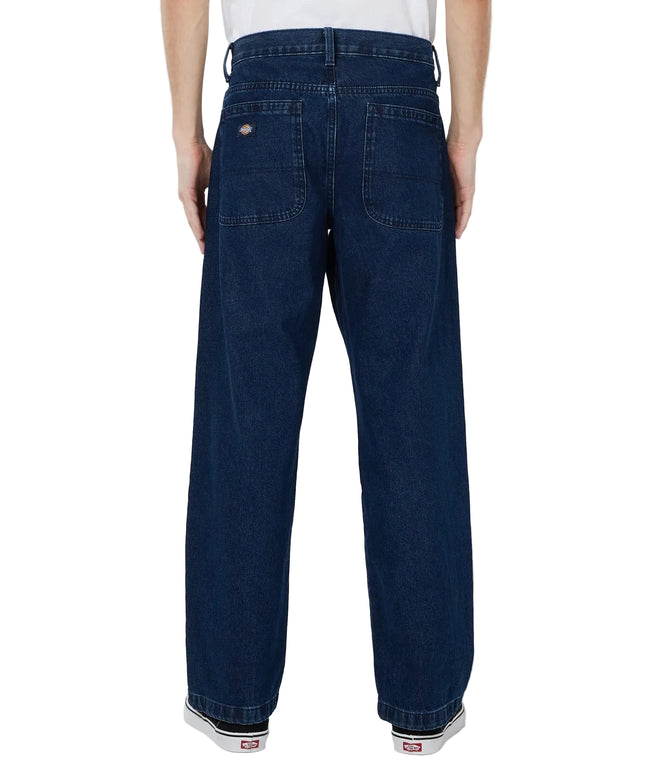Dickies Denim Double Knee Pants Stone Washed Indigo