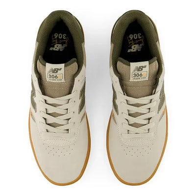 New Balance Numeric Jamoe Foy 306C Shoe White w Gum