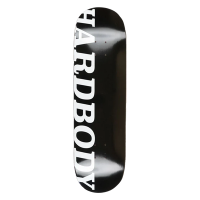 Hardbody Logo Deck Black 8.25"