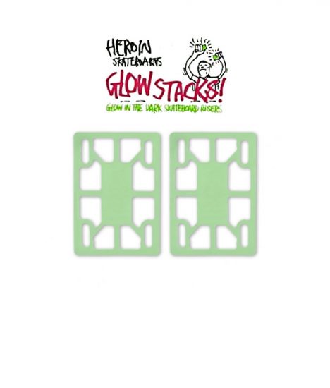 Heroin Glow Stacks Riser Pads 1/8