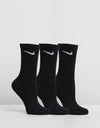 Nike SB Everyday Plus Cushioned Crew Sock Black 3-Pack