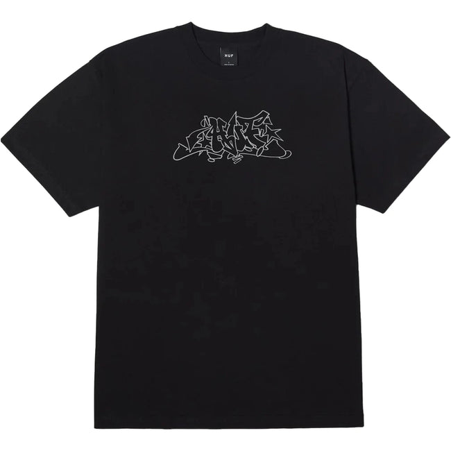 Huf Outlines T-Shirt Black