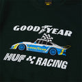 HUF X GOODYEAR Checkered Flag Crewneck Forest