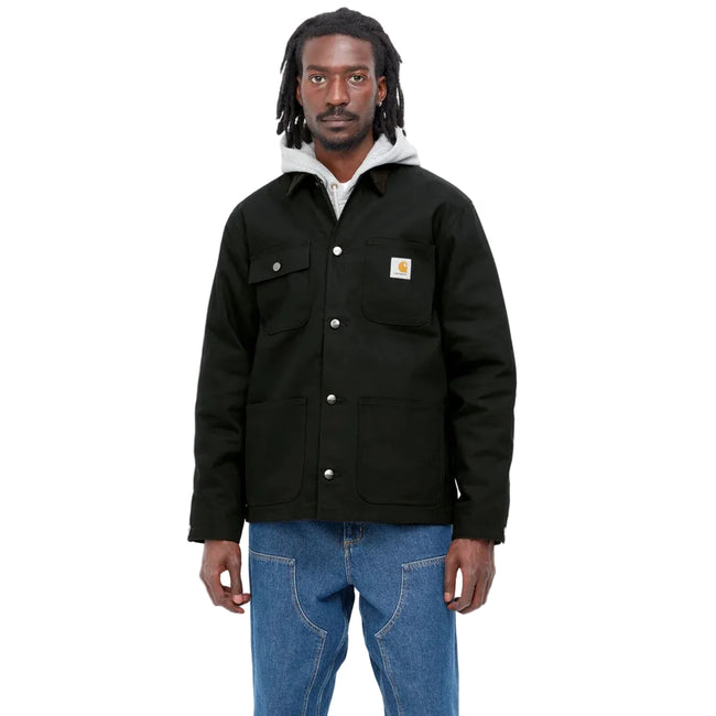 Carhartt Michigan Coat Black/Black Rigid Blanket Lined