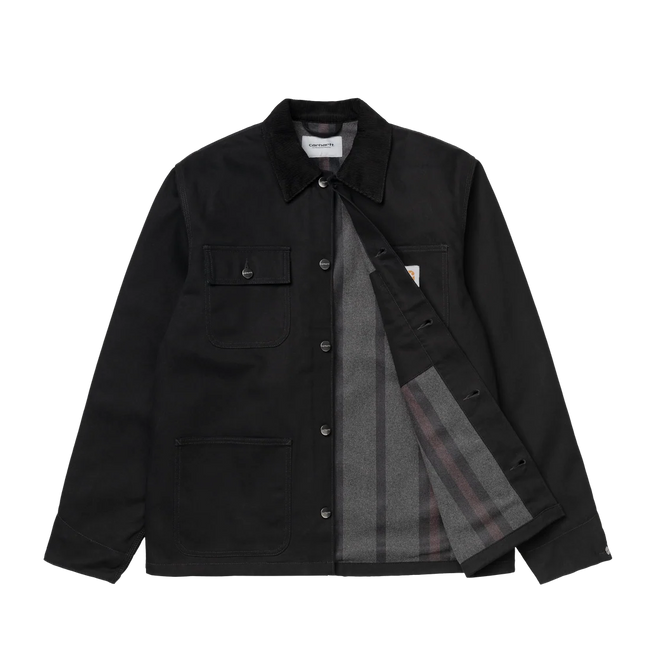 Carhartt Michigan Coat Black/Black Rigid Blanket Lined