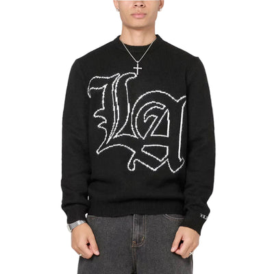 Xlarge LA Knit Sweater Black