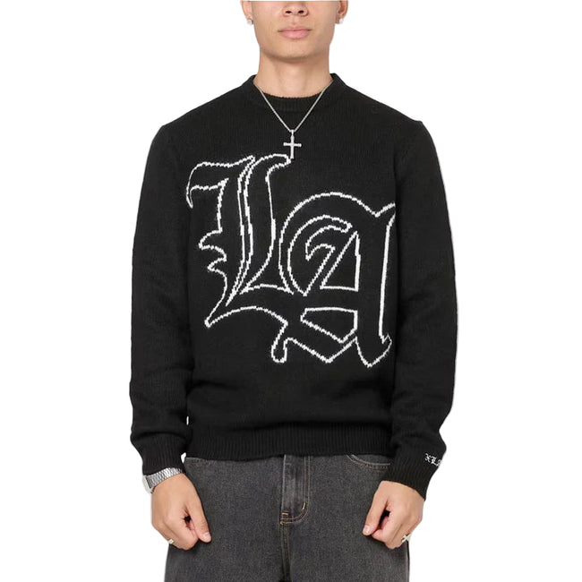 Xlarge LA Knit Sweater Black