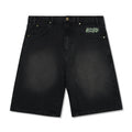 Butter Goods Ink Denim Shorts Washed Black