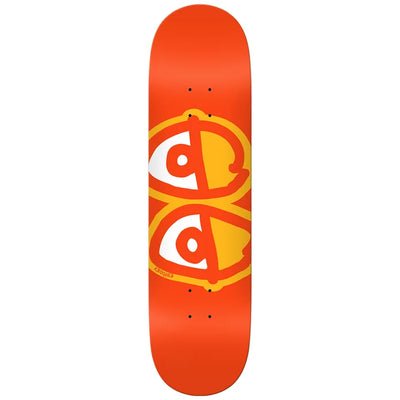 Krooked Eyes Deck Orange 8.25"