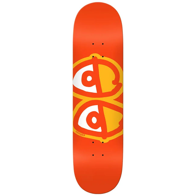 Krooked Eyes Deck Orange 8.25"