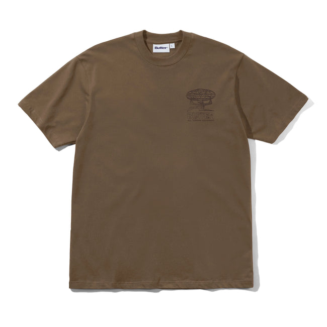 Butter Goods Terrain Tee Dark Taupe