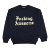 Fucking Awesome Ancient Script Crewneck Navy