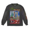 Paradise NYC God Bless Paradise L/S T-Shirt Vintage Black