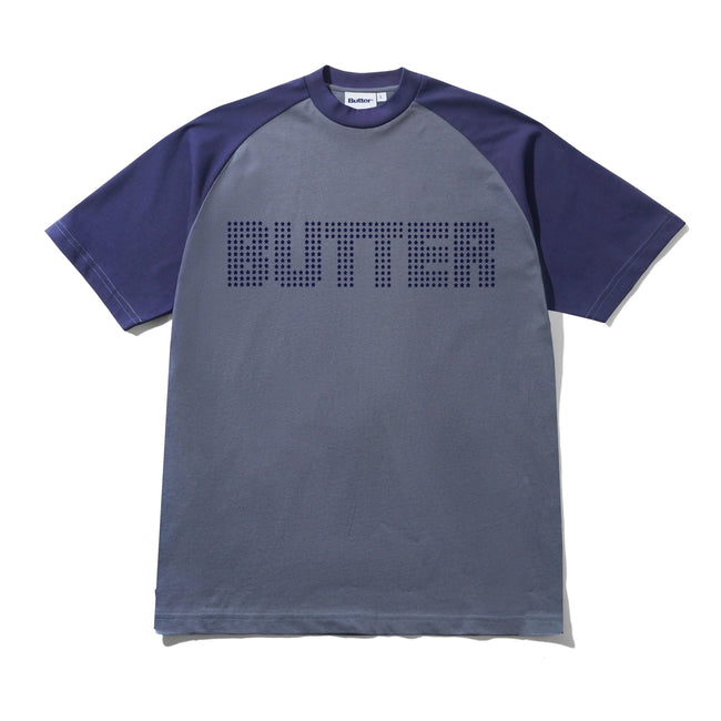 Butter Goods Stars Raglan Tee Navy