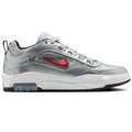 Nike SB Air Max ISHOD Premium Shoe Metallic Silver/Varsity Red