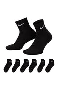 Nike SB Everyday Cushioned Ankle Sock 6 Pack black size L (US Mens 8-12)