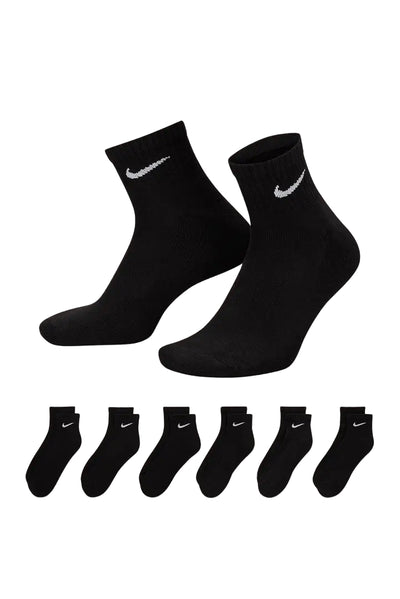 Nike SB Everyday Cushioned Ankle Sock 6 Pack black size L (US Mens 8-12)