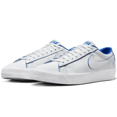 Nike SB Blazer Low Pro GT Premium Shoe (WHITE/GAME ROYAL/WHITE)