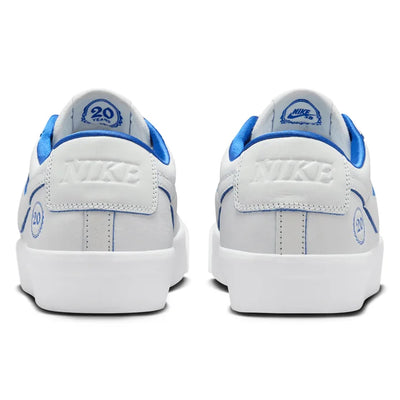 Nike SB Blazer Low Pro GT Premium Shoe (WHITE/GAME ROYAL/WHITE)