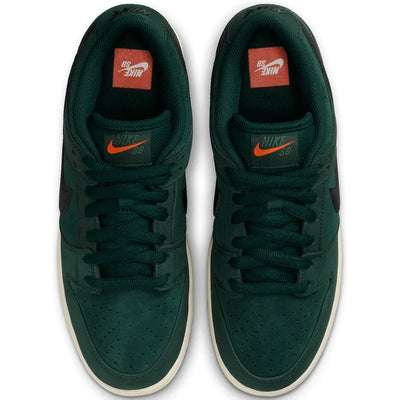 Nike SB Dunk Low Pro Shoe Deep Fir/Black/Fir/Sail