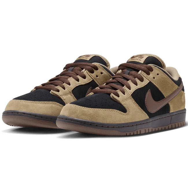Nike SB Dunk Low Pro Shoe Filbert/Chocolate/Black/Burgundy