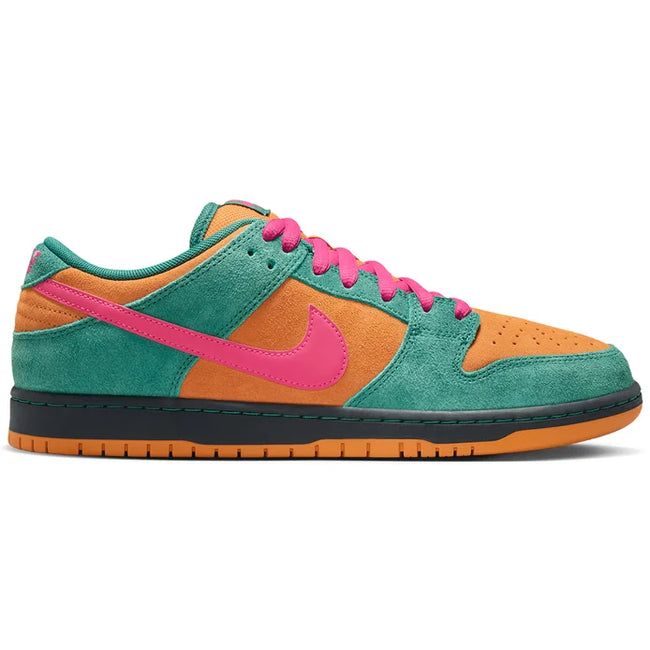 Nike SB Dunk Low Pro Shoe Green Noise/Watermelon/Curry