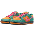 Nike SB Dunk Low Pro Shoe Green Noise/Watermelon/Curry