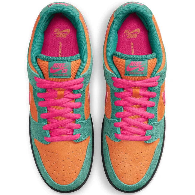 Nike SB Dunk Low Pro Shoe Green Noise/Watermelon/Curry