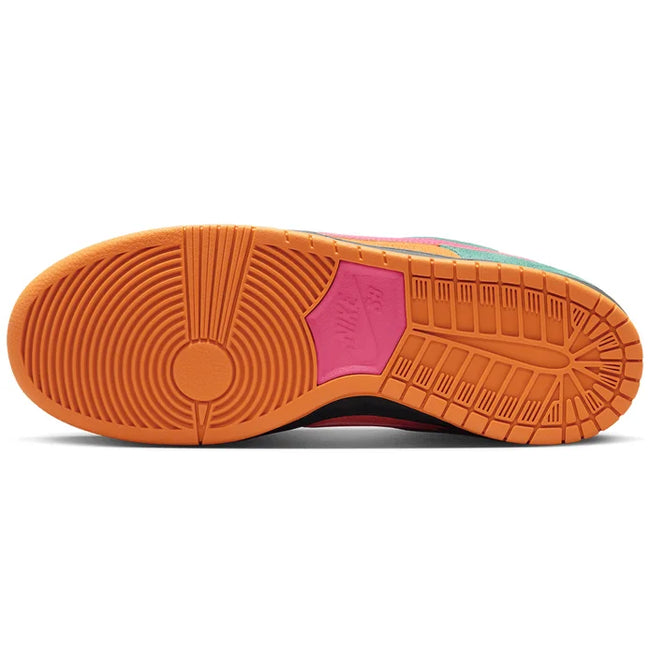 Nike SB Dunk Low Pro Shoe Green Noise/Watermelon/Curry