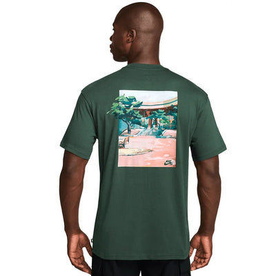 Nike SB Max 90 Brooklyn Banks Skate Tee forest Green