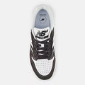 New Balance 480 Shoe Black and Cement with White