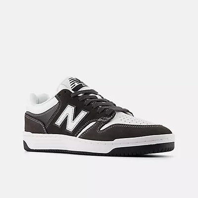 New Balance 480 Shoe Black and Cement with White